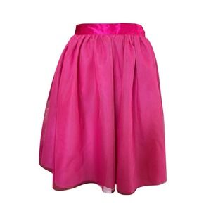 Talbots Kids Tulle and Satin Skirt Pink Girls SZ 16